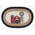 Capitol Importing Co 10 x 15 in MSP313 Windmill Printed Oval Swatch 81313W